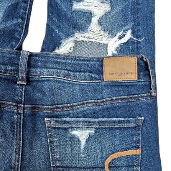 AMERICAN EAGLE OUTFITTERS Super Stretch X Distressed Skinny Jeans Size … - Picture 3 of 9